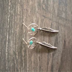 Dream catcher earrings
